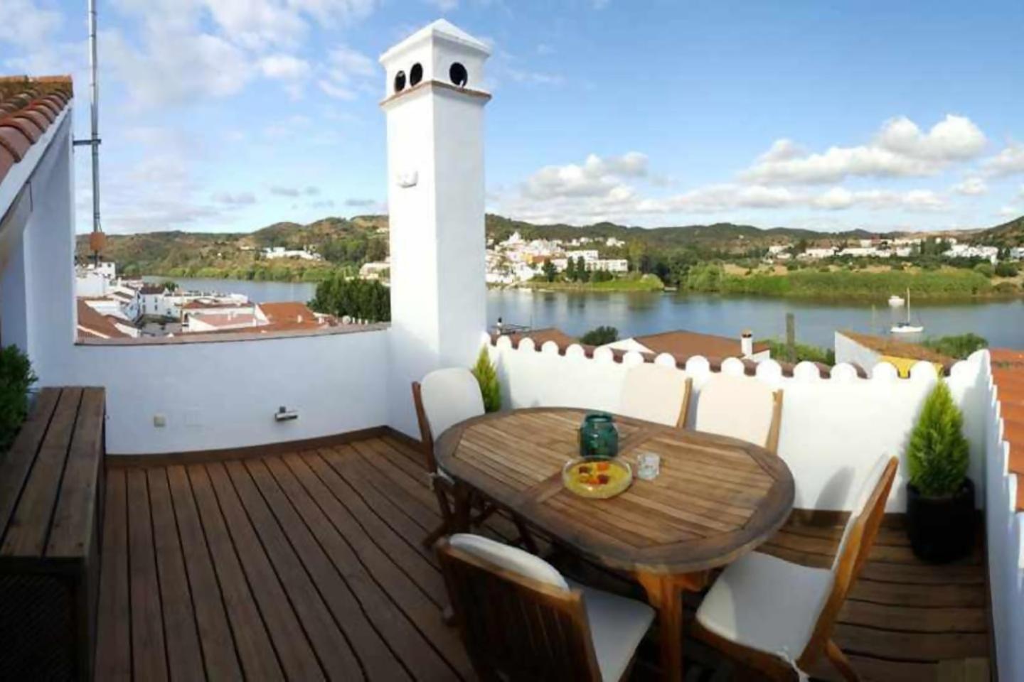 Casa Rural La Raba Terraza Con Increibles Vistas Sanlúcar de Guadiana Eksteriør billede